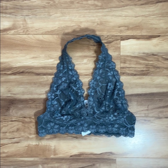 Free People gray color lace bralette - Picture 2 of 14